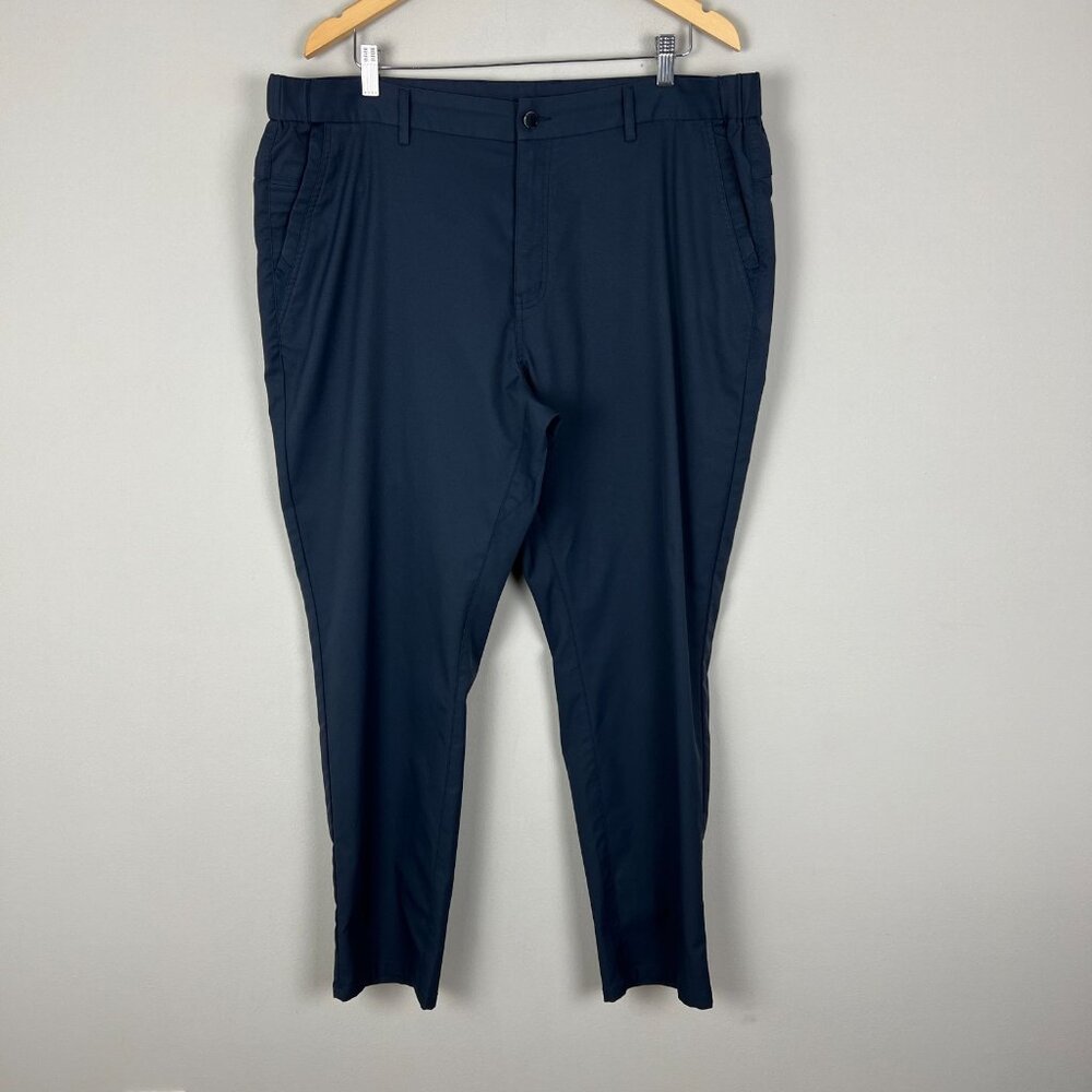 Jack Archer Jetsetter Tech Pants Men 40x30 Slim Fit Deep Blue Straight Leg Chino
